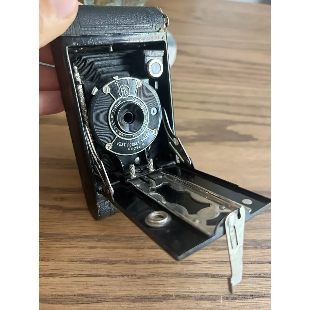 Antique 1920s Kodak Vest Pocket Model B 127 Film Kodak Folding Camera